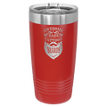 Awesome Dads have Tattoos and Beards 20 oz Tumbler | Red