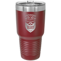 Awesome Dads have Tattoos and Beards 30 oz Tumbler | Maroon