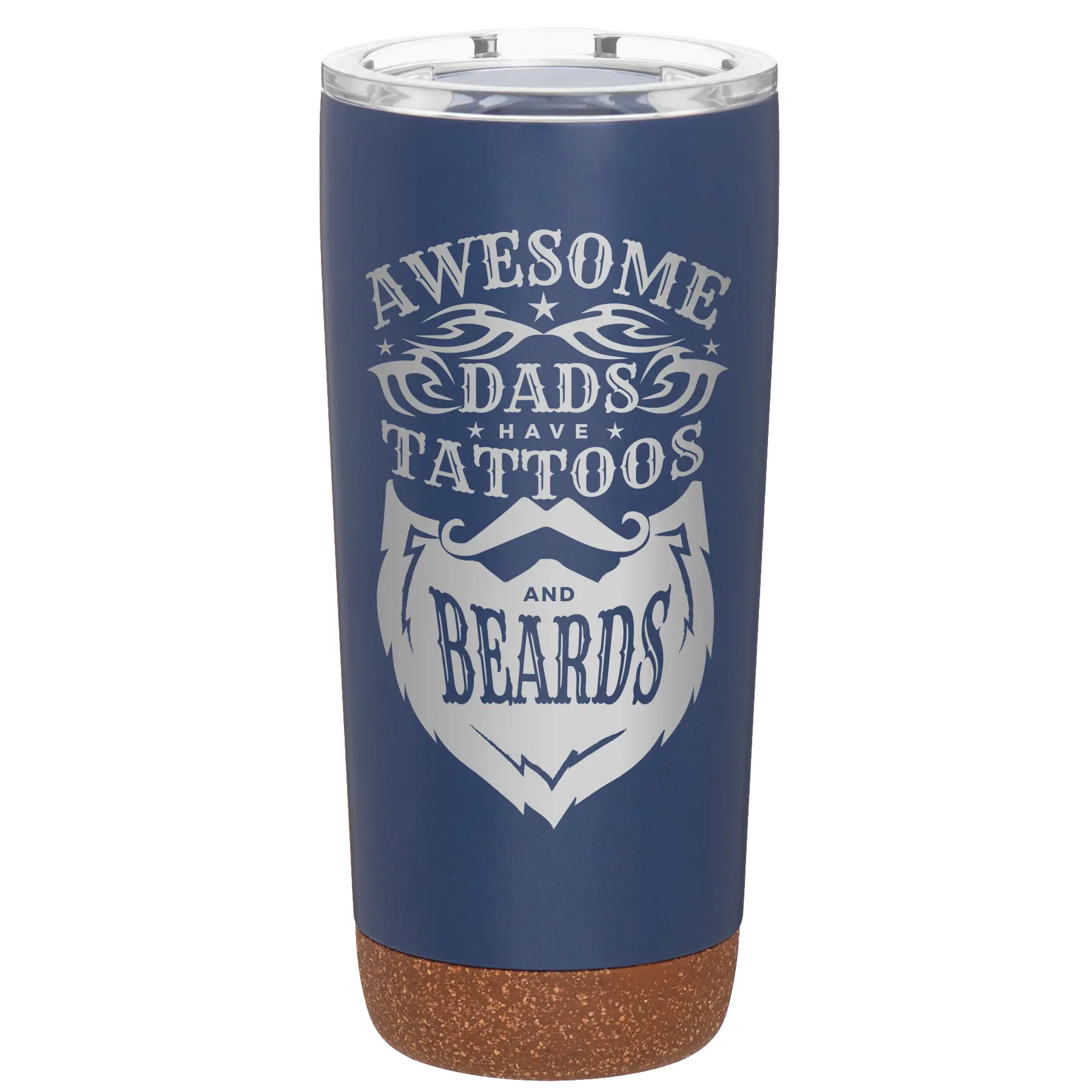 Awesome Dads have Tattoos and Beards 20 oz Tumbler | Constellation