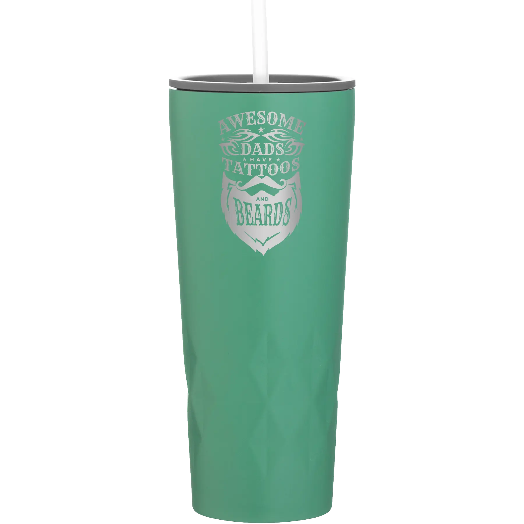 Awesome Dads have Tattoos and Beards 20.9 oz Tumbler | Forage