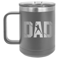 Baseball Dad 15 oz Mug | Dark Gray