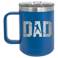 Baseball Dad 15 oz Mug | Royal Blue