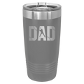 Baseball Dad 20 oz Tumbler | Dark Gray