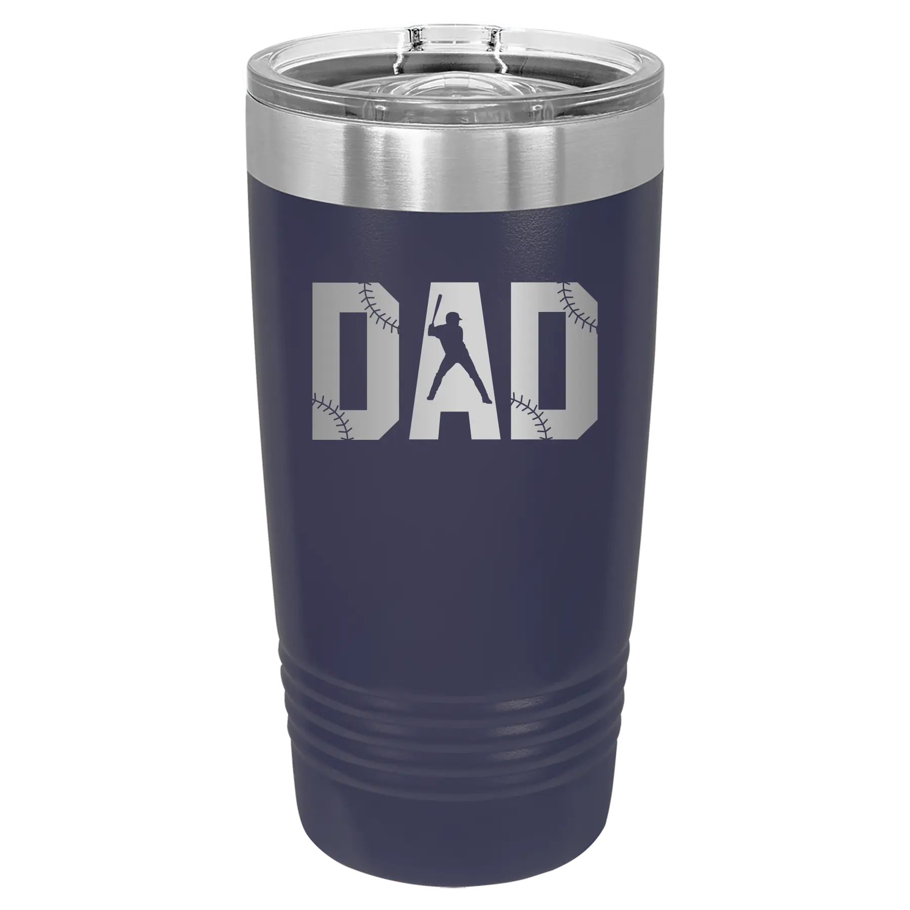 Baseball Dad 20 oz Tumbler | Navy