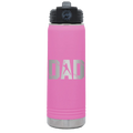 Baseball Dad 20 oz Water Bottle | Light Purple