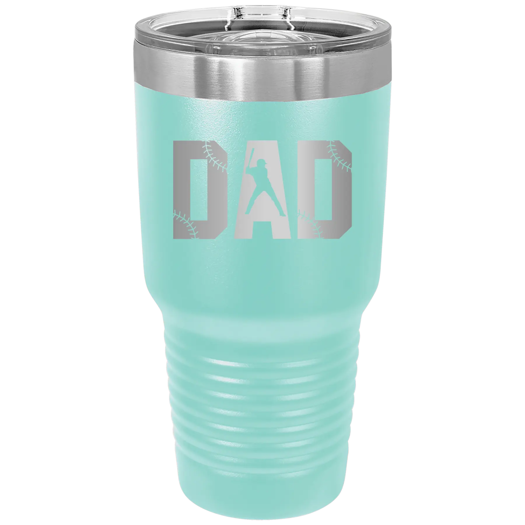Baseball Dad 30 oz Tumbler | Teal