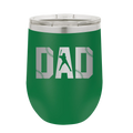 Baseball Dad Wine Cup | Green