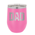 Baseball Dad Wine Cup | Pink