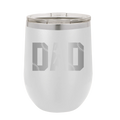 Baseball Dad Wine Cup | White