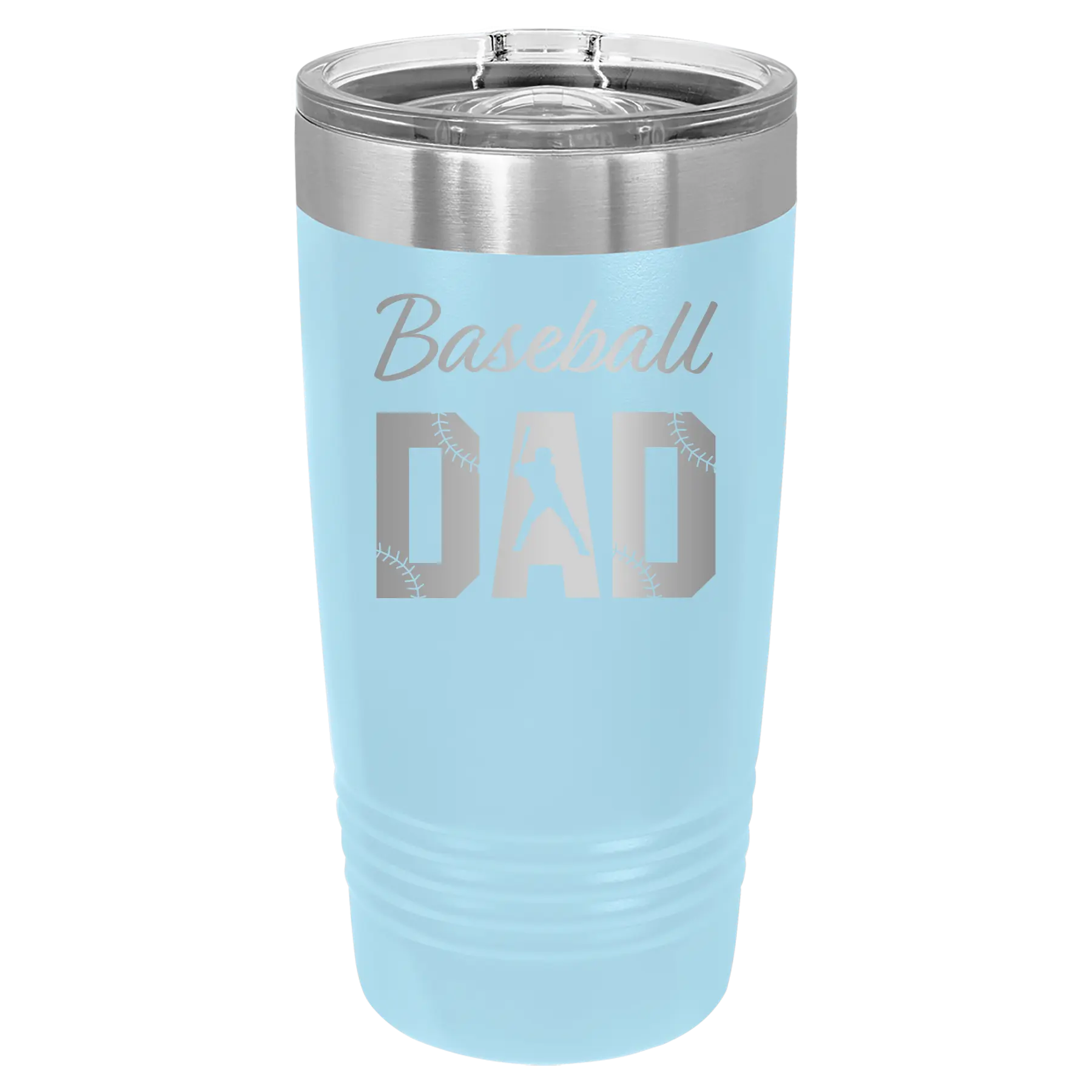 Baseball Dad2 20 oz Tumbler | Light Blue