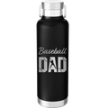 Baseball Dad2 24 oz Water Bottle | Black