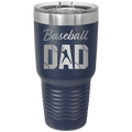 Baseball Dad2 30 oz Tumbler | Navy