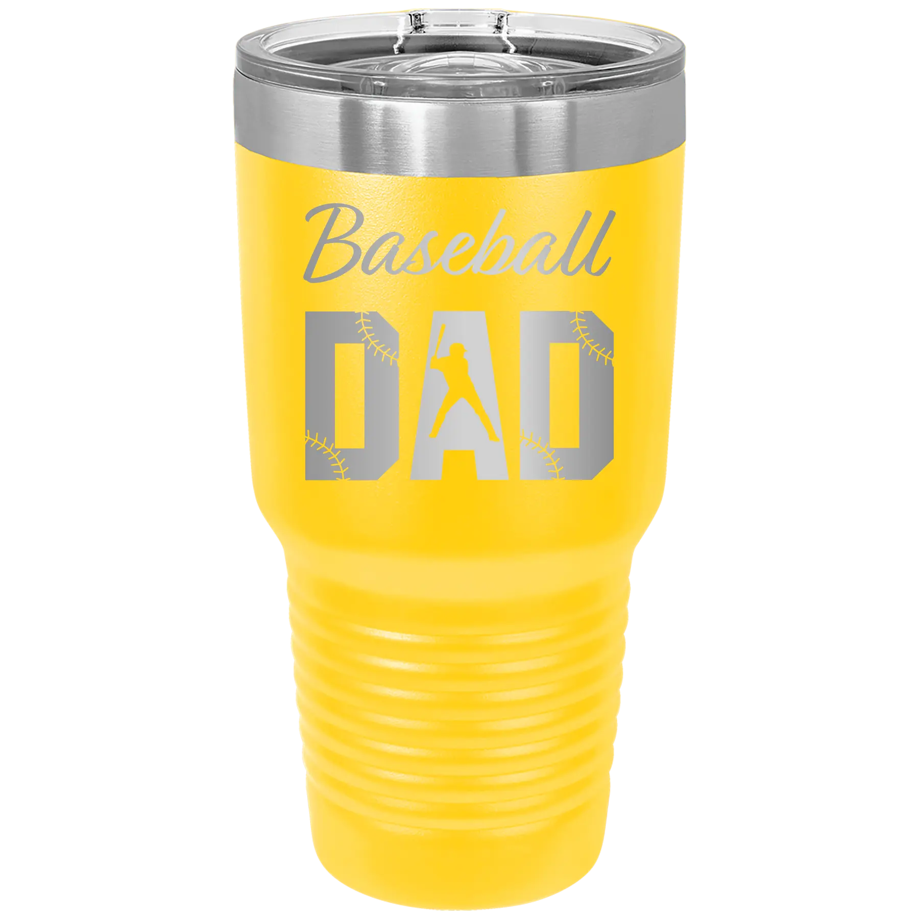 Baseball Dad2 30 oz Tumbler | Yellow