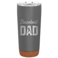 Baseball Dad2 20 oz Tumbler | Storm Gray