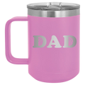 Basketball Dad 15 oz Mug | Light Purple