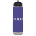 Basketball Dad 20 oz Water Bottle | Purple