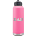 Basketball Dad 32 oz Water Bottle | Pink