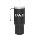 Basketball Dad 40 oz Tumbler Mug | Black