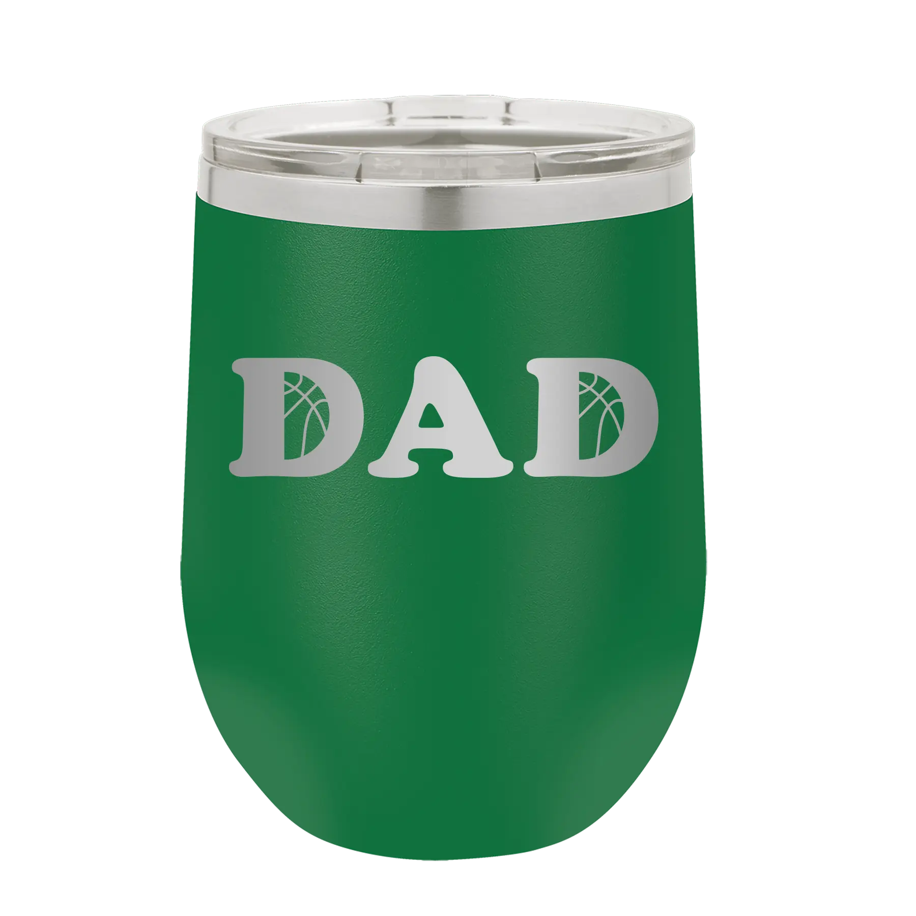 Basketball Dad Wine Cup | Green