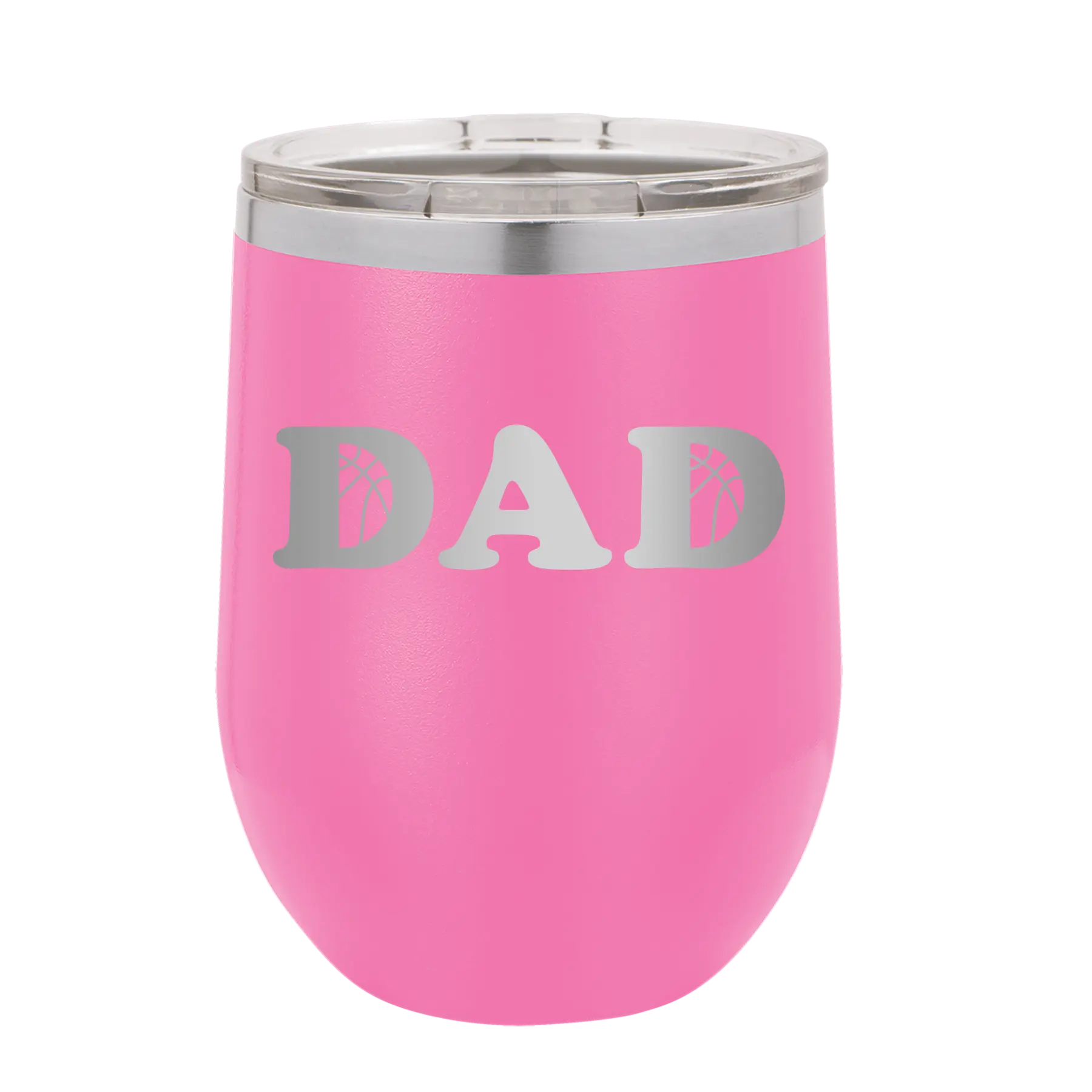 Basketball Dad Wine Cup | Pink