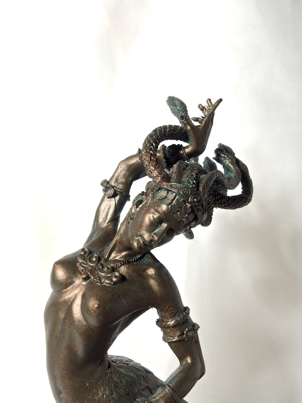 Medusa Statue, Half Scale Resin Sculpture |. Mythological Creature Figurine | Myths and Legends Character Statue | Fantasy Art Lover Gift