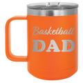 Basketball Dad2 15 oz Mug | Orange