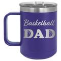 Basketball Dad2 15 oz Mug | Purple
