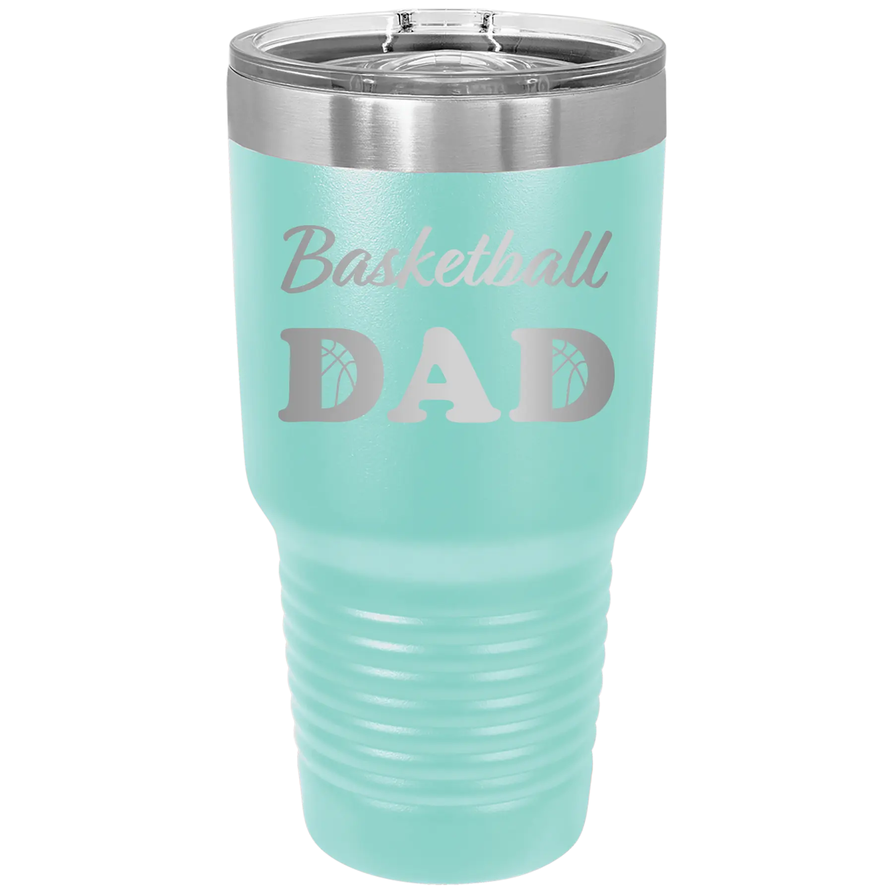 Basketball Dad2 30 oz Tumbler | Teal