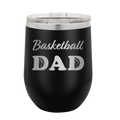 Basketball Dad2 Wine Cup | Black