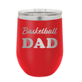 Basketball Dad2 Wine Cup | Red