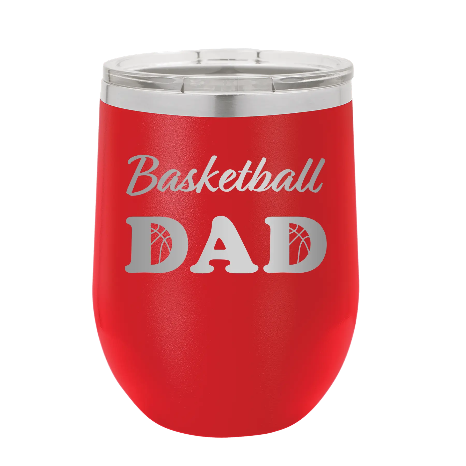 Basketball Dad2 Wine Cup | Red