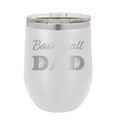 Basketball Dad2 Wine Cup | White
