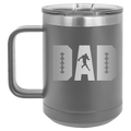 Football Dad 15 oz Mug | Dark Gray