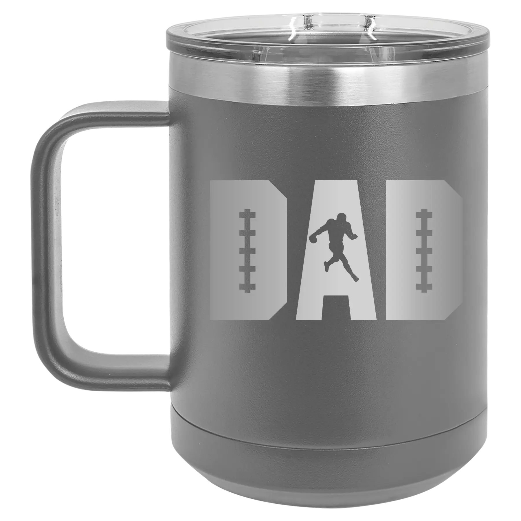 Football Dad 15 oz Mug | Dark Gray