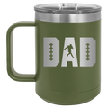 Football Dad 15 oz Mug | Olive Green