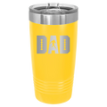 Football Dad 20 oz Tumbler | Yellow