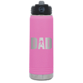 Football Dad 20 oz Water Bottle | Light Purple