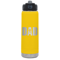 Football Dad 20 oz Water Bottle | Yellow