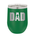 Football Dad Wine Cup | Green