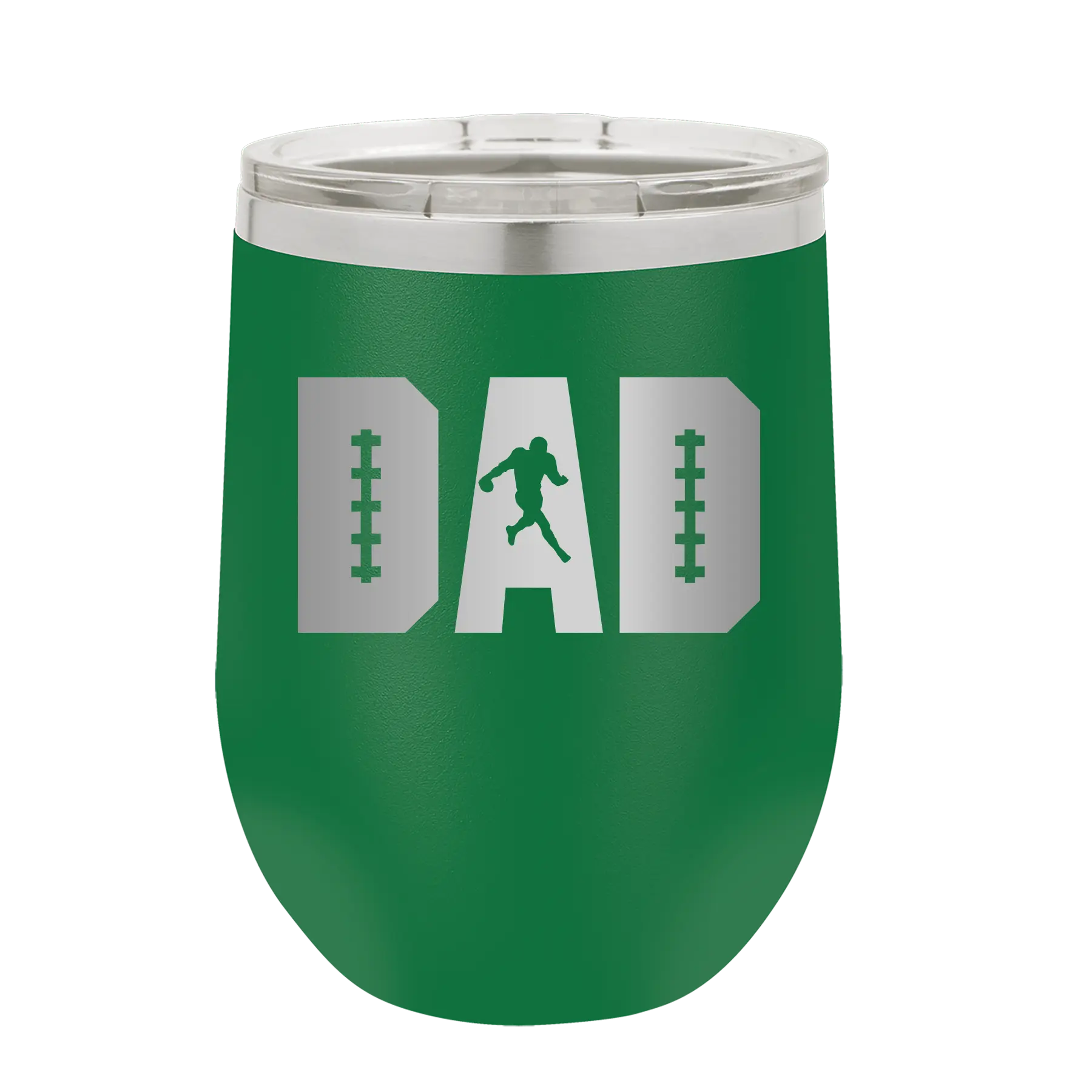 Football Dad Wine Cup | Green