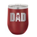 Football Dad Wine Cup | Maroon