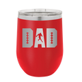 Football Dad Wine Cup | Red