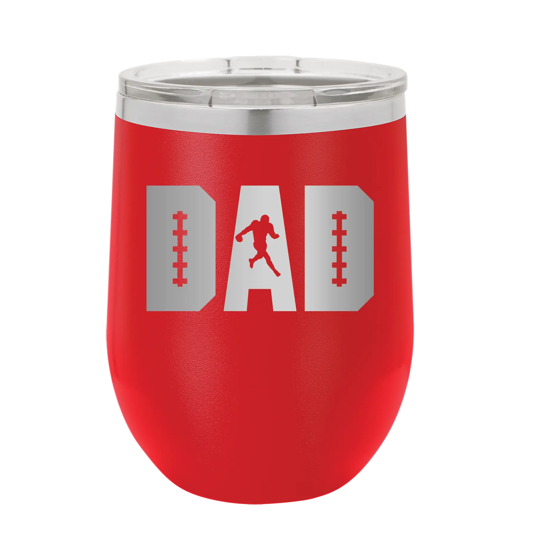 Football Dad Wine Cup | Red