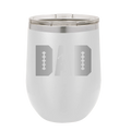 Football Dad Wine Cup | White