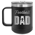 Football Dad2 15 oz Mug | Black