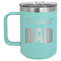 Football Dad2 15 oz Mug | Teal