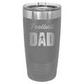 Football Dad2 20 oz Tumbler | Dark Gray