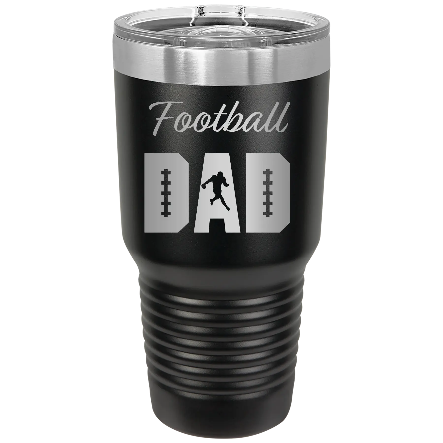 Football Dad2 30 oz Tumbler | Black