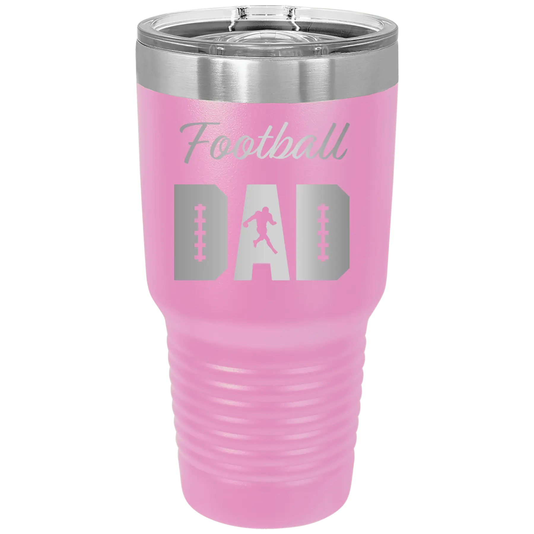 Football Dad2 30 oz Tumbler | Light Purple