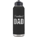Football Dad2 32 oz Water Bottle | Black